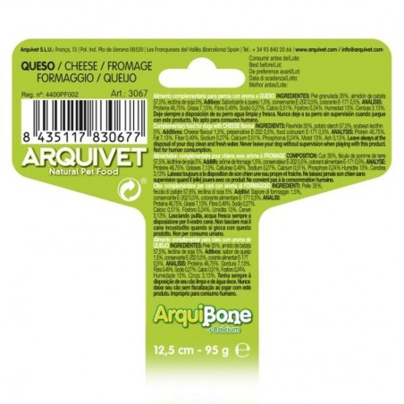 Arquivet Hueso para perros Arquibone sabor Queso