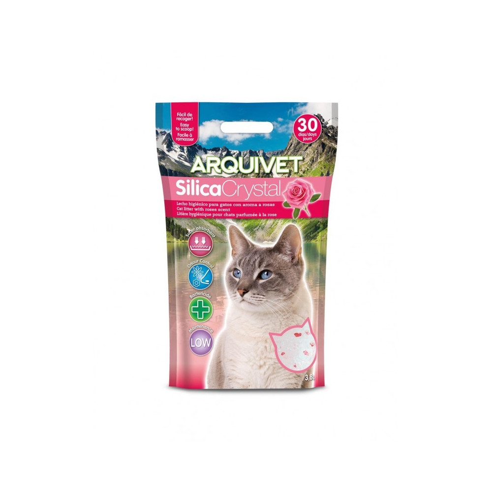 Arquivet Silica Crystal Aroma Rosas 3.8 L.