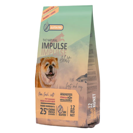 The Natural Impulse Dog Adult Salmon 12 Kg