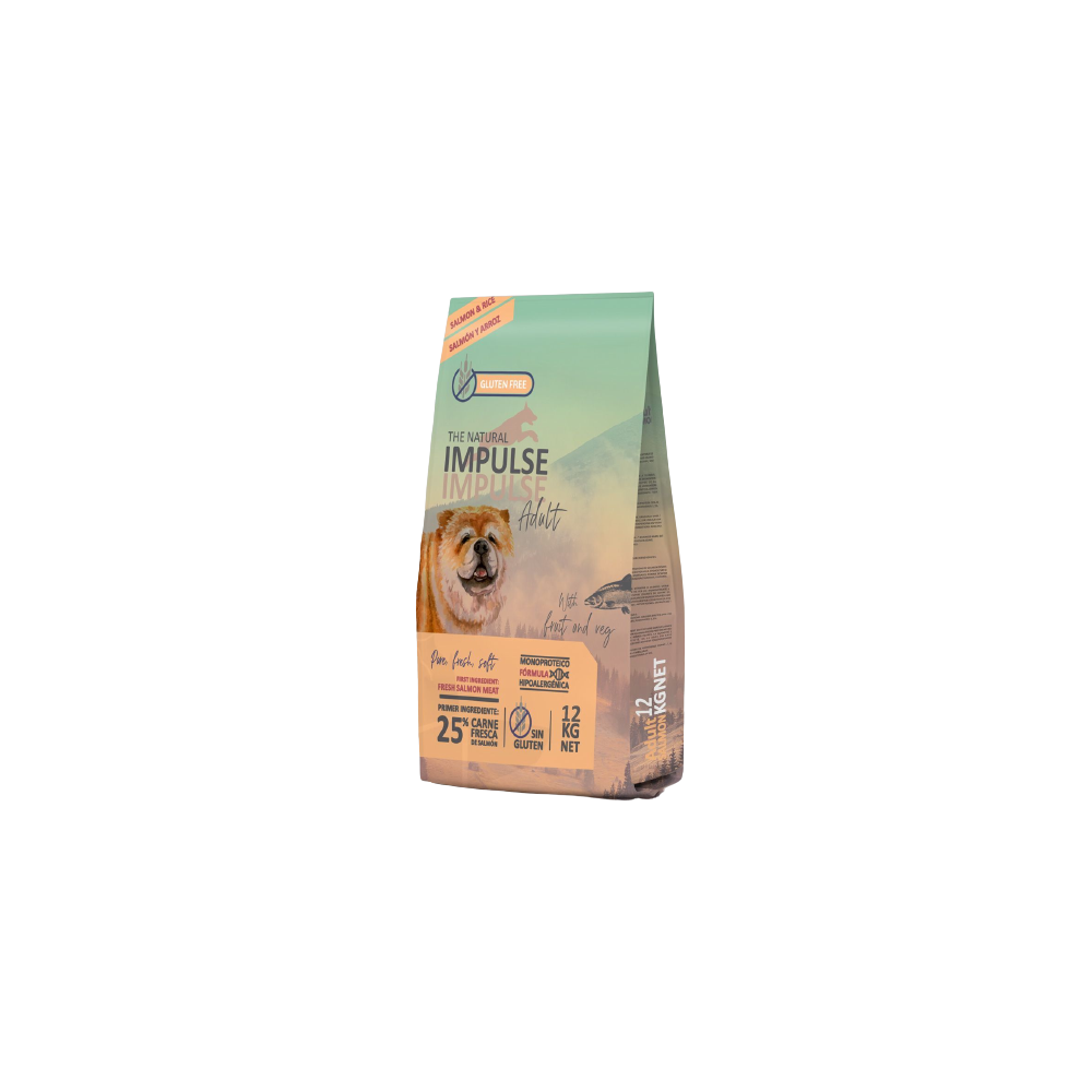 The Natural Impulse Dog Adult Salmon 12 Kg