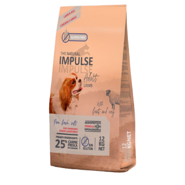 The Natural Impulse Dog Adult Lamb 12 Kg