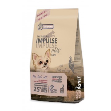 The Natural Impulse Dog Mini Adult Chicken	 3 kg