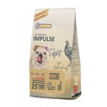 The Natural Impulse Dog Adult Light 3 Kg
