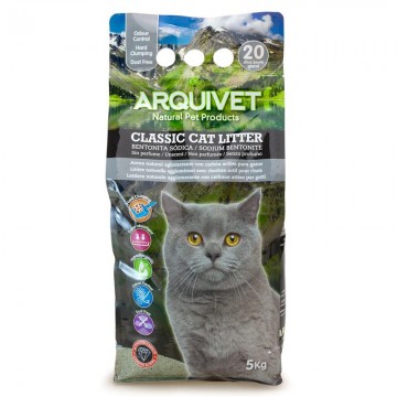 Arquivet Natural Bentonite Carbón Activo 5 Kg