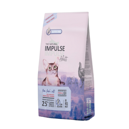 The Natural Impulse Cat Adult  8 Kg