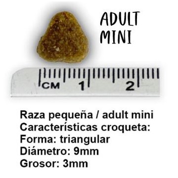 tamaño croqueta Be Fresh Adult Mini