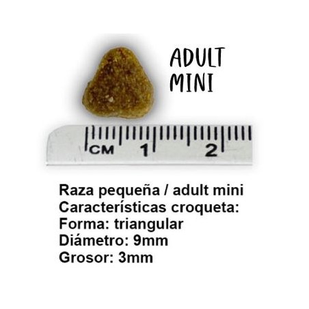 tamaño croqueta Be Fresh Adult Mini