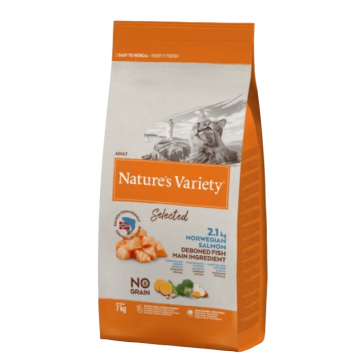 Nature's Variety Cat Selected Grain Free Salmon 7Kg
