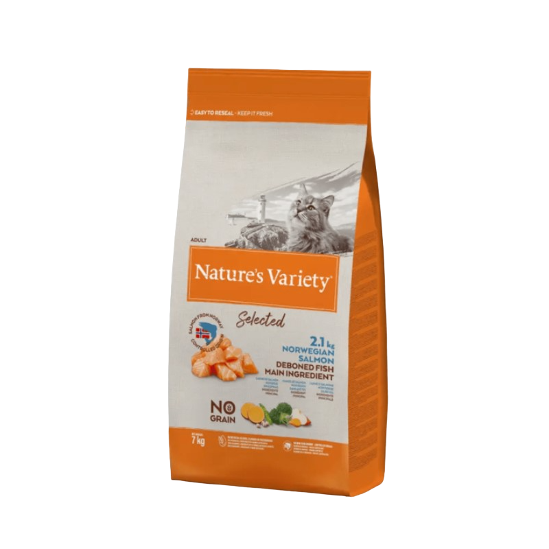 Nature's Variety Cat Selected Grain Free Salmon 7Kg