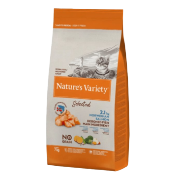 Nature's Variety Cat Select Sterilized Grain Free Salmon 7 Kg