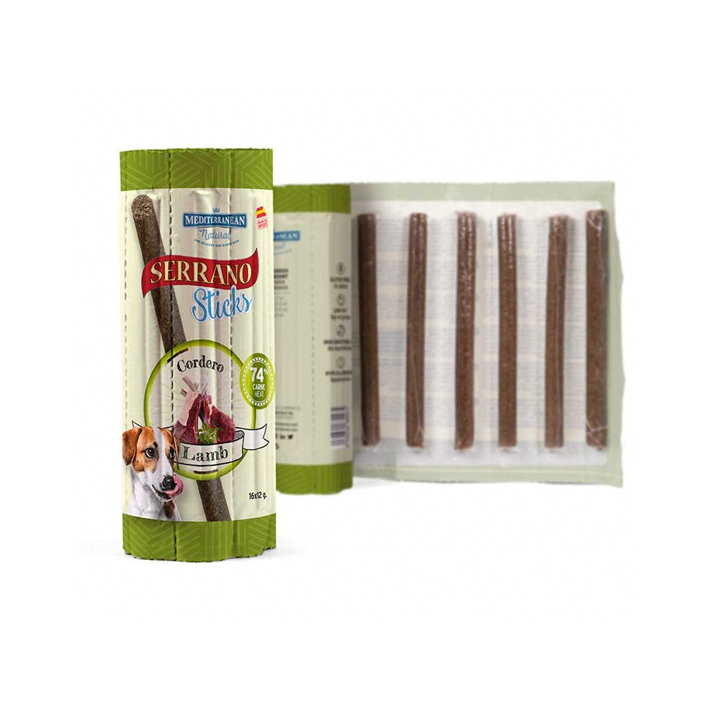 Mediterranean Serrano Sticks 16 uds sabor cordero