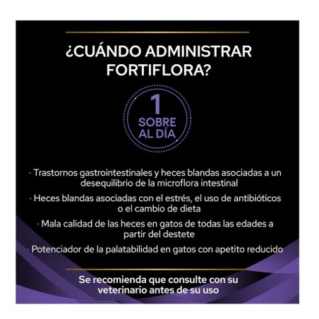 Purina Pro Plan FortiFlora probiótico para gatos