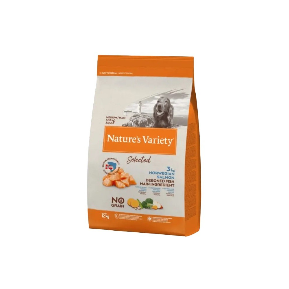 Nature's Variety Select GF Medium/Maxi Adult Salmon 12 Kg