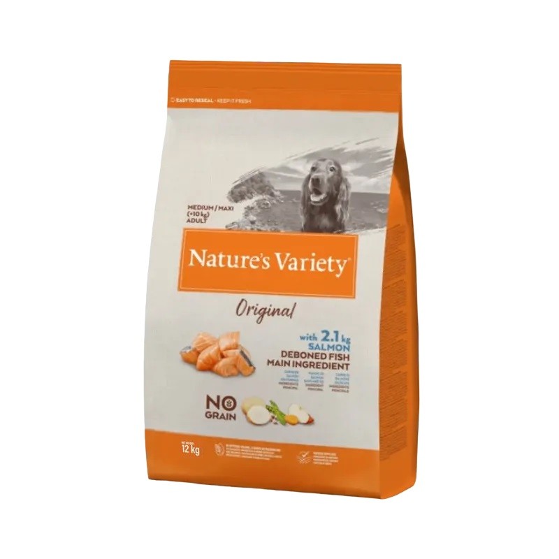 Nature's Variety Orginal GF Medium/Maxi Adult Salmon 12 Kg