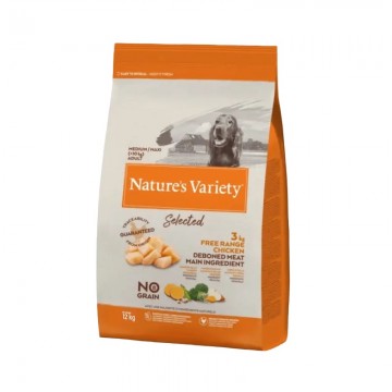 Nature's Variety Select Medium/Maxi Adult Free Range Chicken 12 Kg