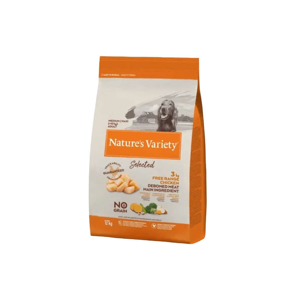 Nature's Variety Select Medium/Maxi Adult Free Range Chicken 12 Kg