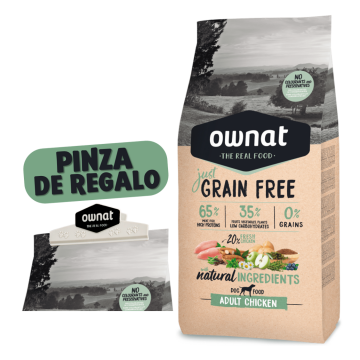 PINZA PARA Ownat Just Grain Free Adult Chicken