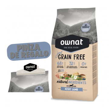 PINZA PARA Ownat Just Grain Free Adult Lamb