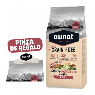 PINZA PARA Ownat Just Grain Free Duck