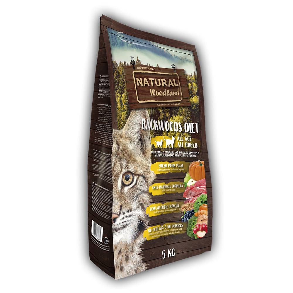 Natural Woodland Backwoods Diet para gatos