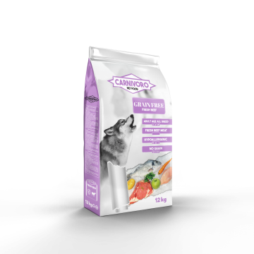 Carnívoro Sin Cereales Ternera y Buey 12 Kg
