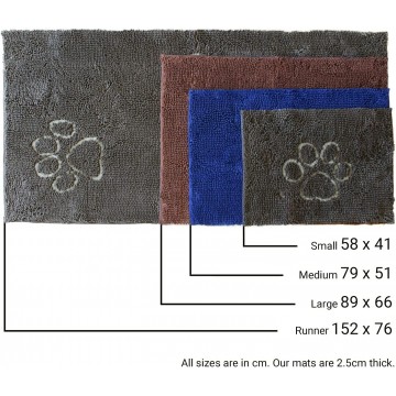DGS Dirty Dog Doormat. Alfombrilla absorbente Talla M ( 79 x 51 cm )