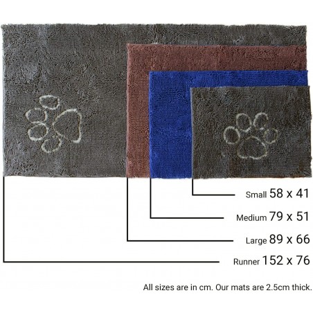 DGS Dirty Dog Doormat. Alfombrilla absorbente Talla M ( 79 x 51 cm )