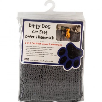DGS Dirty Dog Protector con colchoneta absorbente para asientos de Coche 148 x 136cm