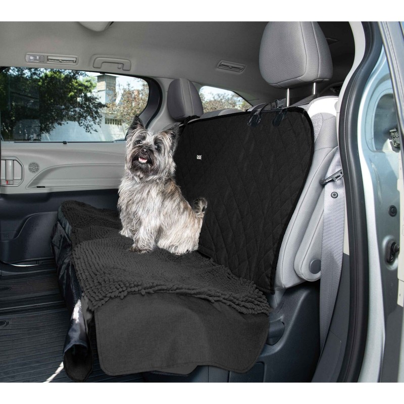 Protector de asientos de coche 148 X 136 cm para perros con colchoneta  absorbente - Superpet Color Gris