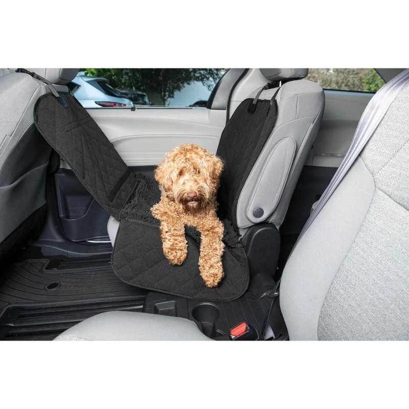 AMZPET Funda Asiento Coche Perros Delantero - Protector Asiento Coche Perro  - Funda Coche Perro y Niños Antideslizante y a Prueba de Arañazos (60x47x47  cm) : : Productos para mascotas