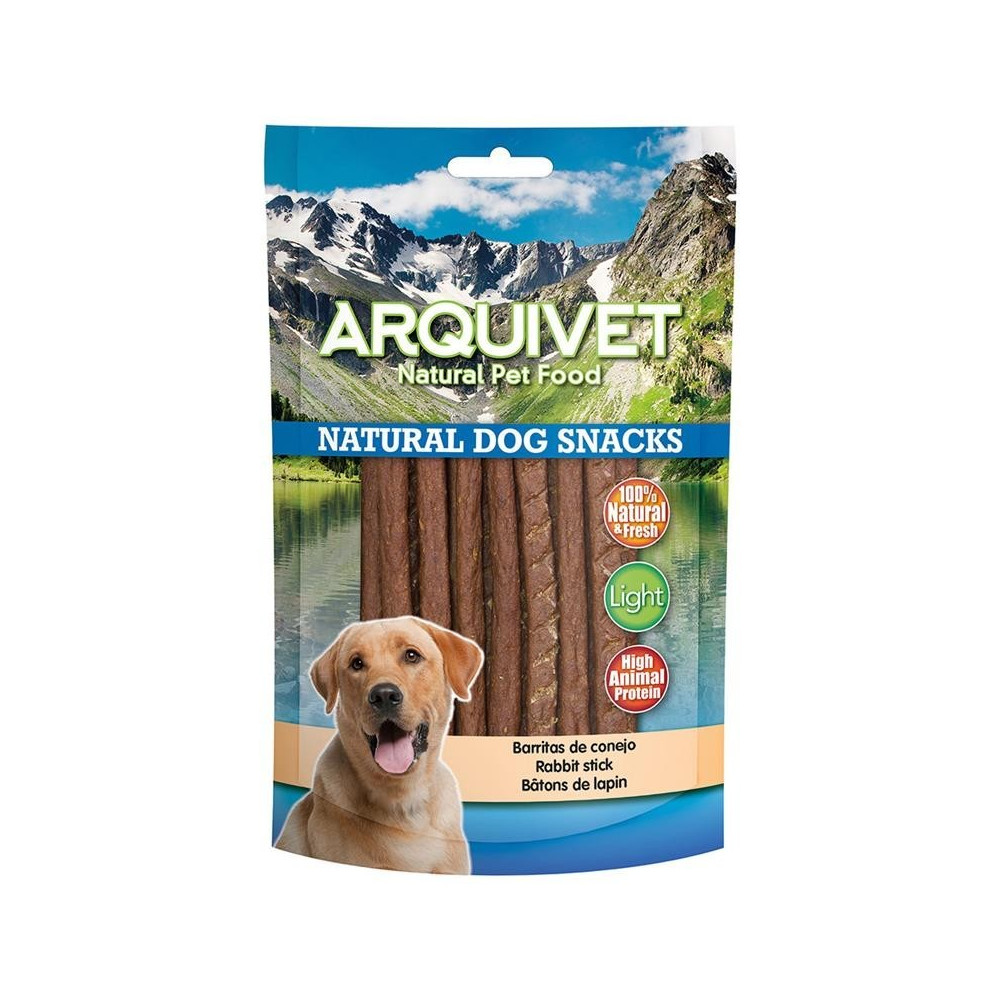 Arquivet Snack Natural Light en Barritas de Conejo