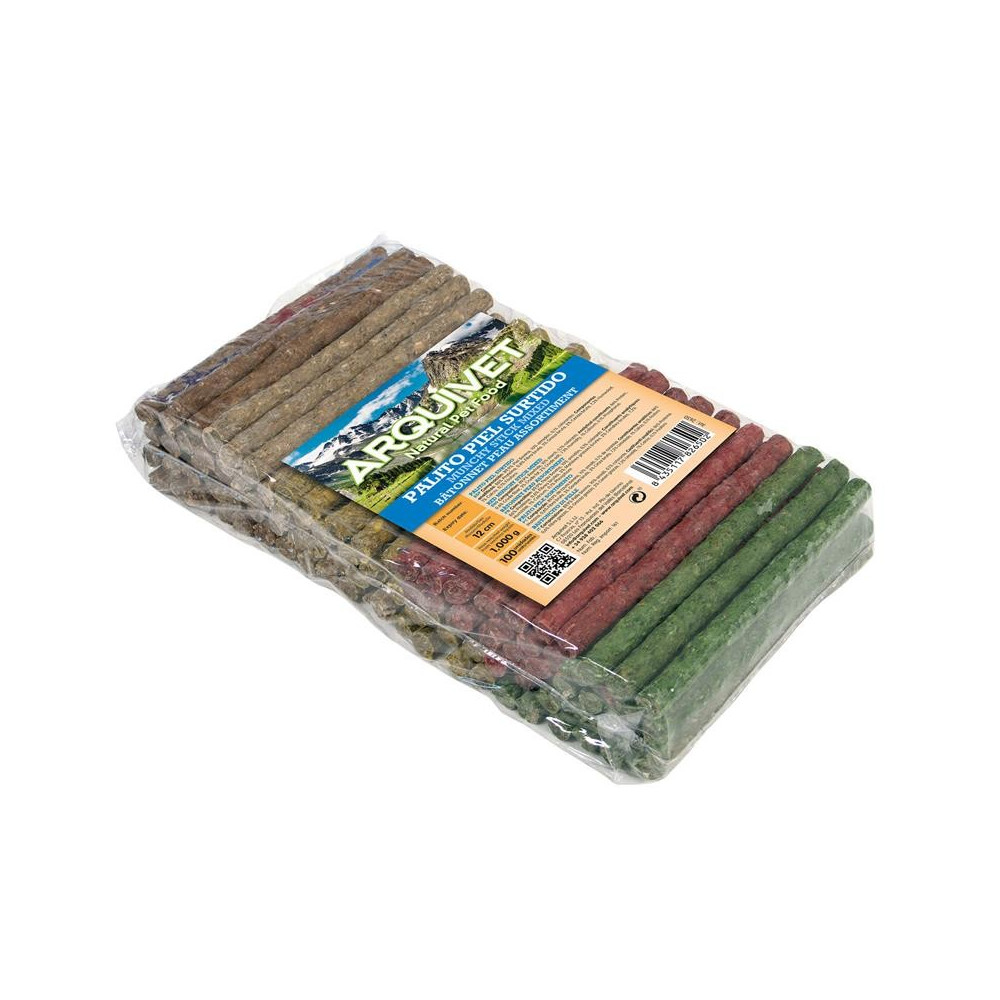 Arquivet Snack Palito piel surtido (Bolsa 100 uds.)