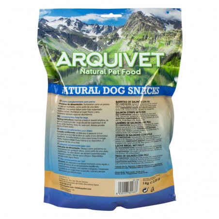 Arquivet Snack Natural Light en Barritas de Salmón con Piel