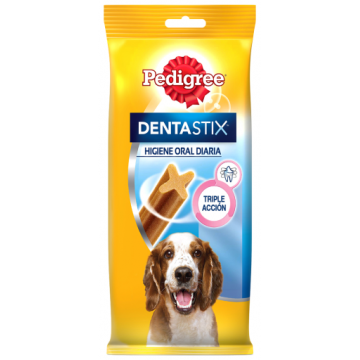 Pedigree Dentastix Uso Diario Limpieza Dental para perros medianos 7 barritas