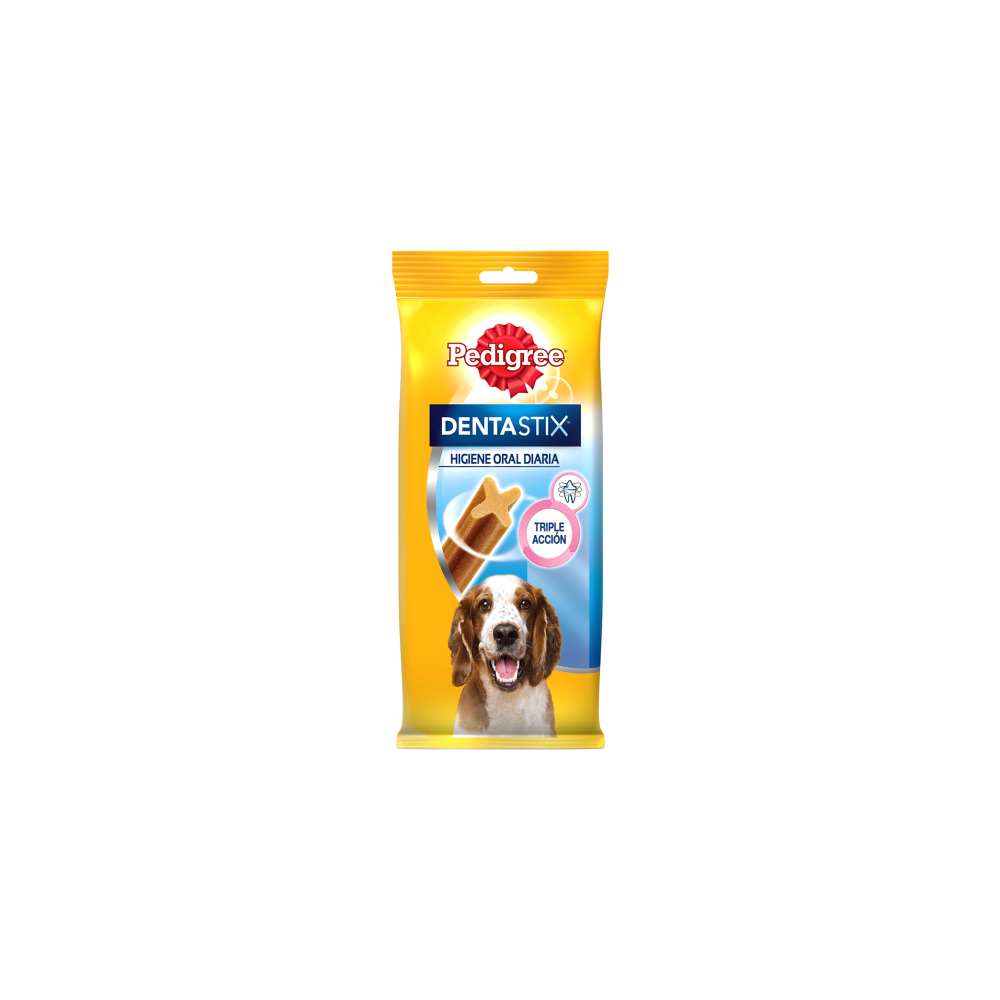 Pedigree Dentastix Uso Diario Limpieza Dental para perros medianos 7 barritas
