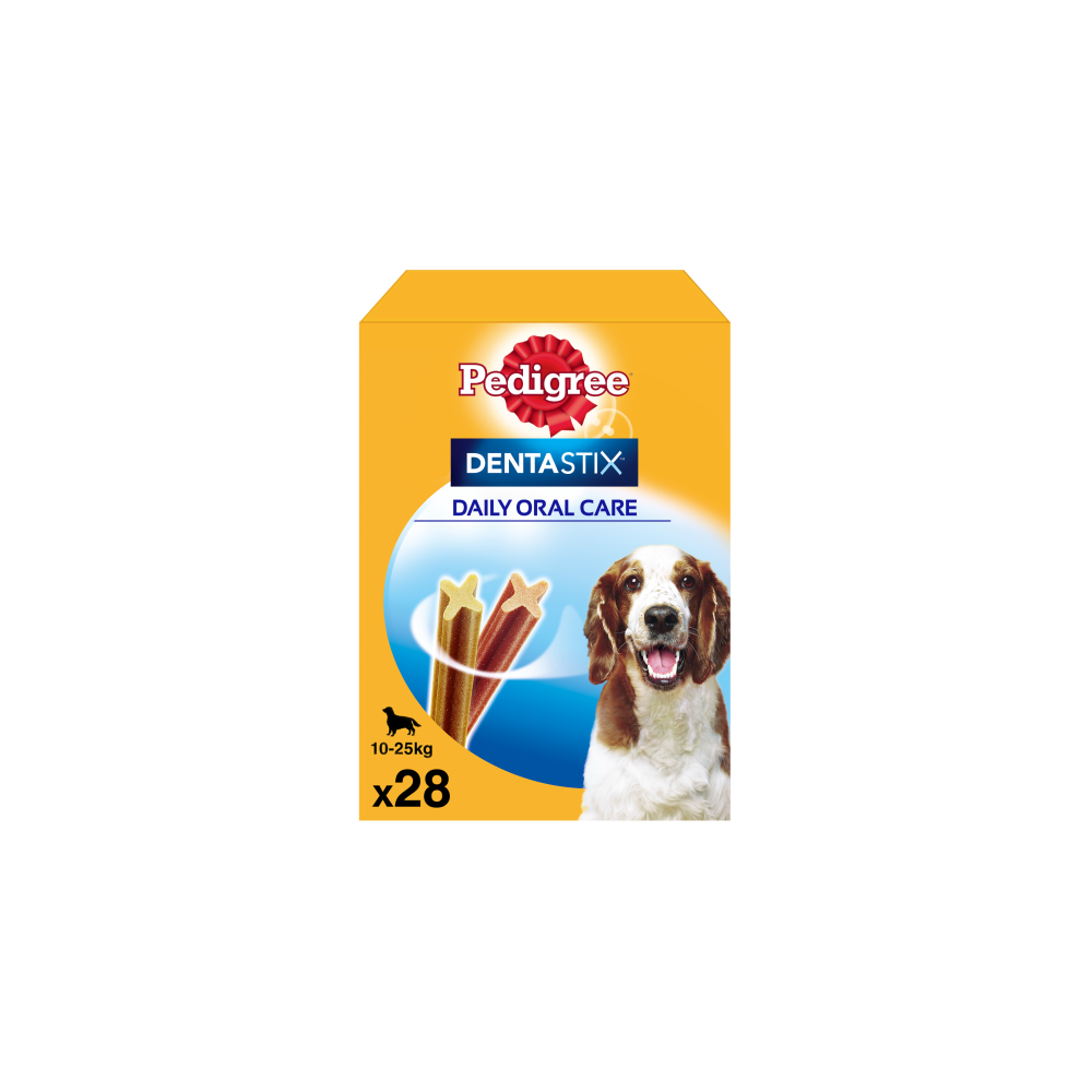 Pedigree Dentastix Uso Diario Limpieza Dental para perros medianos 28 barritas