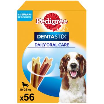 Pedigree Dentastix Uso Diario Limpieza Dental para perros medianos 56 barritas