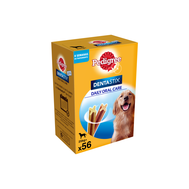 Sticks dentales Dentastix para perros de razas grandes CANTIDAD 56 barritas