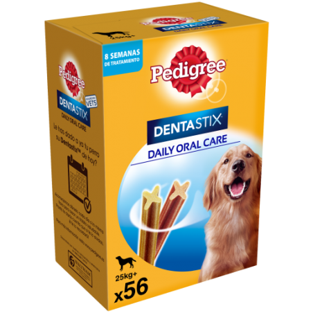 Pedigree Dentastix Uso Diario Limpieza Dental para perros grandes 56 barritas