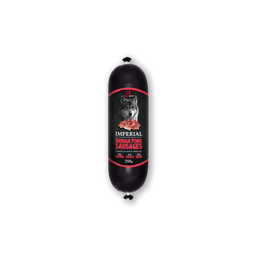 Alpha Spirit Húmedo Salchicha Imperial 350 gr para Gatos CERDO IBÉRICO