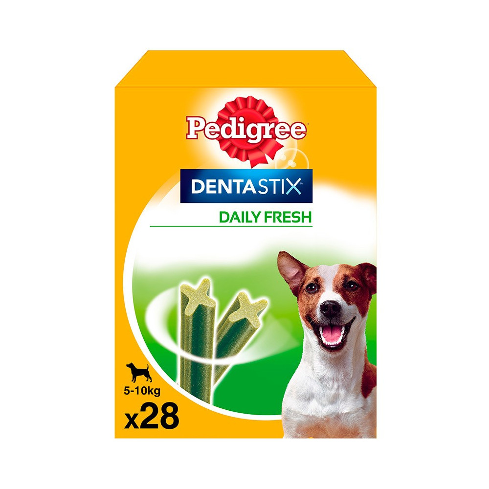 Pack Pedigree Dentastix Daily Fresh 28 uds para razas de perros pequeños