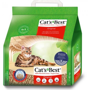 Imagen de Cat´s Best Original. Arena Ecológica Aglomerante para Gatos - 4,3 Kg
