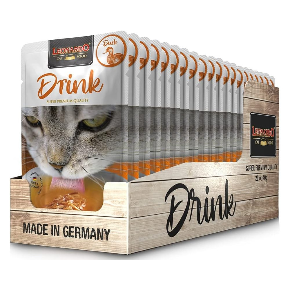 Leonardo Drink Duck. Sopa de Pato para Gatos