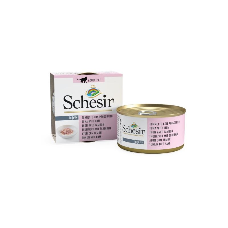 Schesir, Comida Húmeda para Gatos Adultos, Sabor atún con lubina en  gelatina Blanda - Total 1,7 kg (20 Sobres x 85 gr) : : Productos  para mascotas