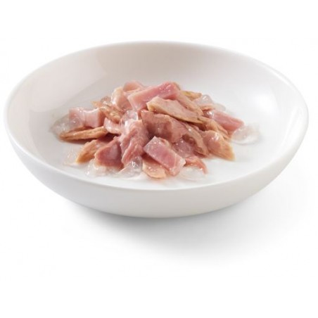 Schesir Lata Gato 85 gr Atún con jamón en gelatina