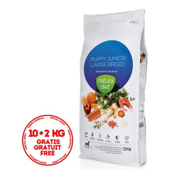 Natura Diet Puppy Junior Large Breed PROMO 10+2