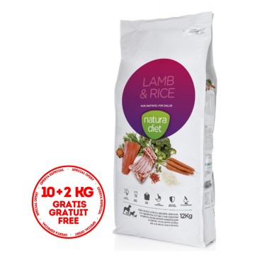 Natura Diet Lamb & Rice PROMO 10+2