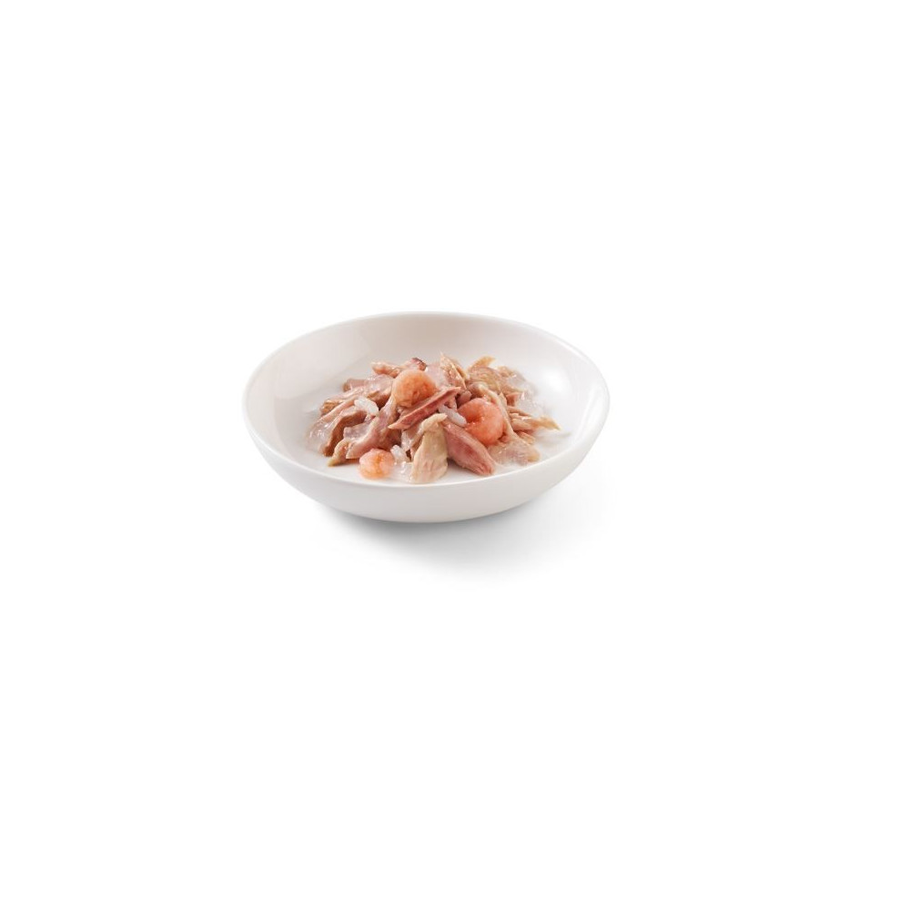Schesir Lata Gato 85 gr Atún con gambas en gelatina Schesir Lata Gato 85 gr Atún con gambas en gelatina