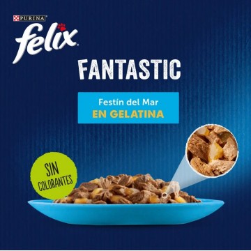 Felix Fantastic sobres en Gelatina Festín del Mar