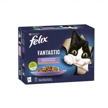 Imagen de Felix Fantastic Selecciones Favoritas sobres en Gelatina - 12 x 85gr